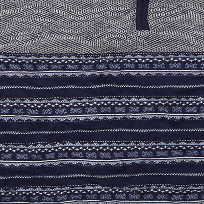 Brand and care label for Next women’s blue jumper, size UK 14