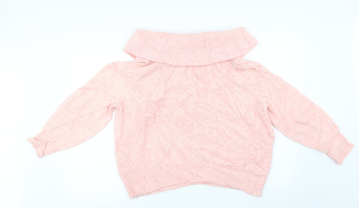 H&M Womens Pink   Pullover Jumper Size M