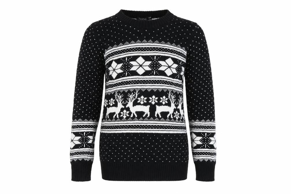 Boohoo  Womens Black   Pullover Jumper Size M