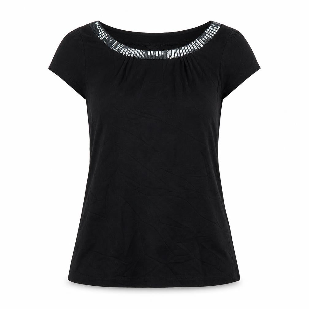 H&M Womens Black   Basic T-Shirt Size M