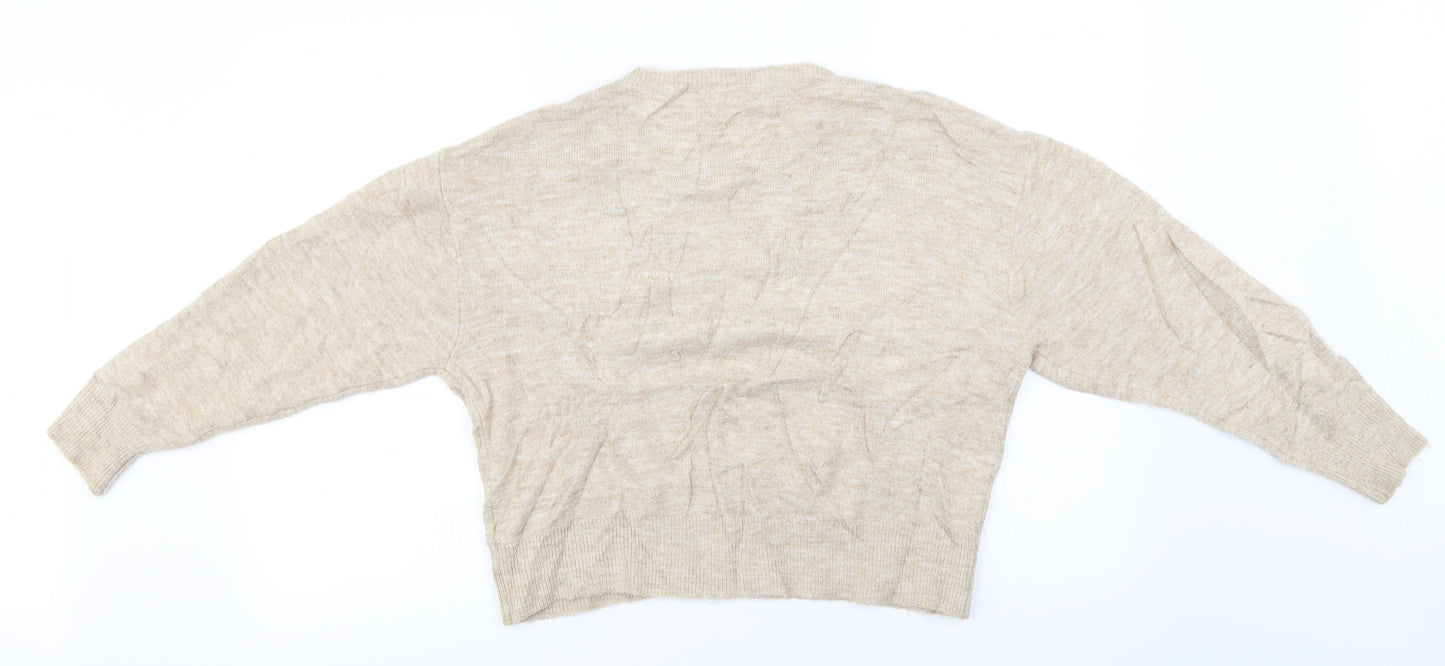 L.O.G.G  Womens Beige   Pullover Jumper Size XS