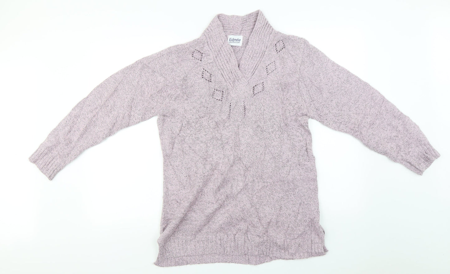 Edmee  Womens Pink   Pullover Jumper Size 14
