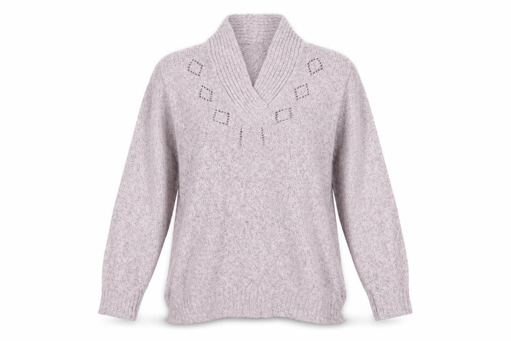 Edmee  Womens Pink   Pullover Jumper Size 14