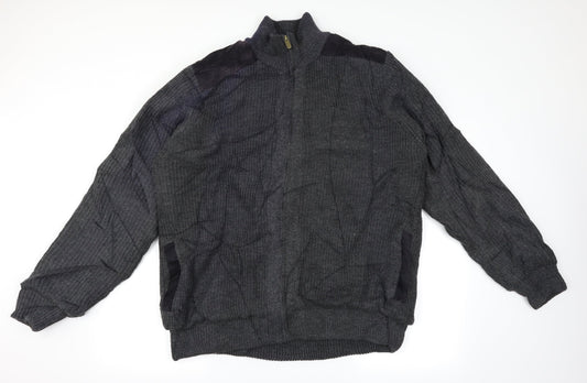 Ventura Mens Grey   Full Zip Jumper Size XL