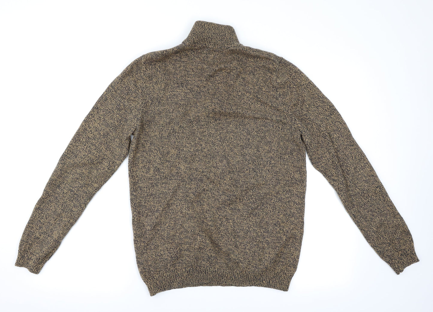 ASOS Mens Orange Herringbone  Pullover Sweatshirt Size M