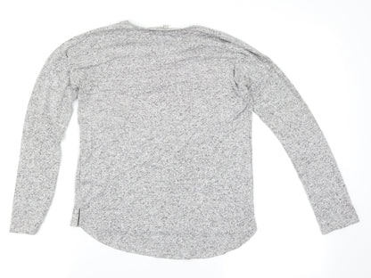 Back view of Gap girls’ grey jumper, size XL