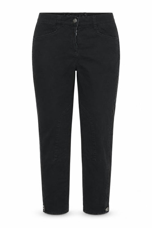 Benotti Womens Black  Denim Straight Jeans Size 8 L23 in