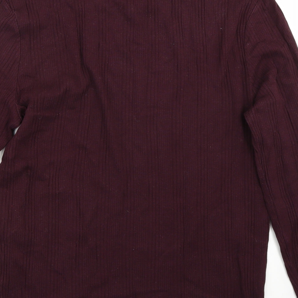 Riverisland Womens Purple   Pullover Jumper Size L