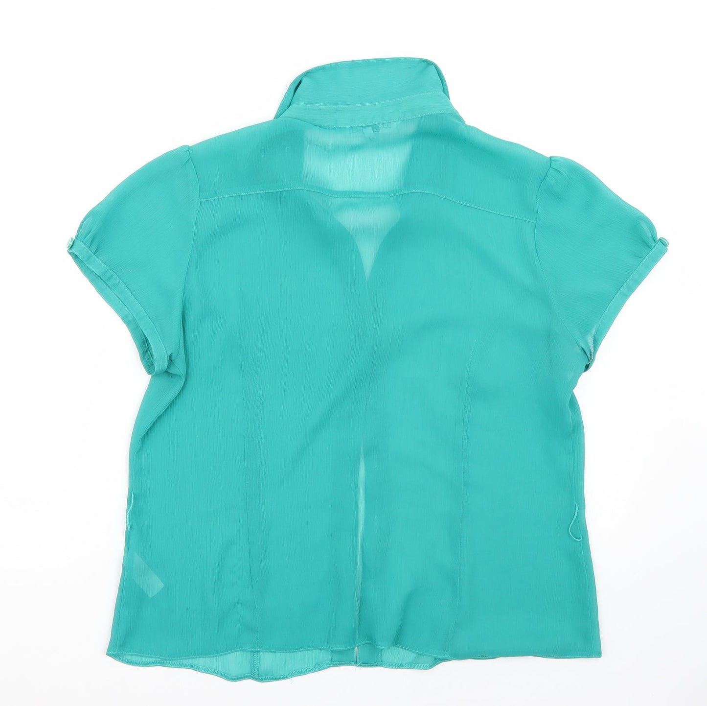 Debenhams Womens Green   Basic Button-Up Size 14