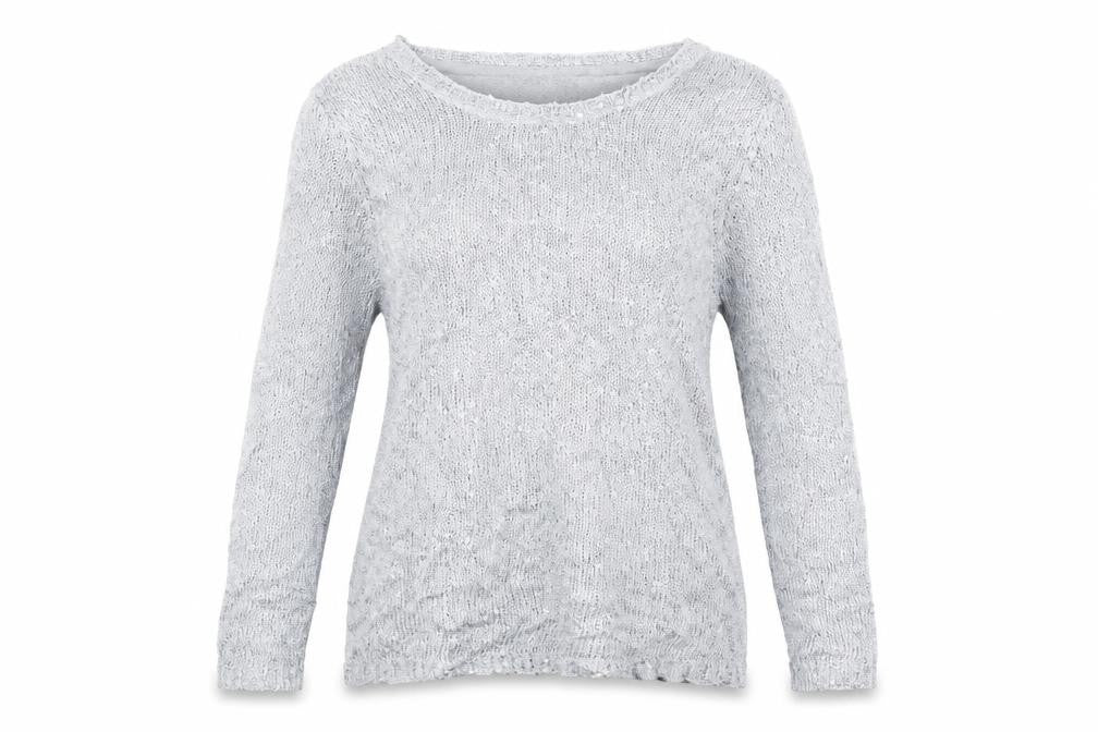 Jane Norman Womens Grey  Knit Pullover Jumper Size 14
