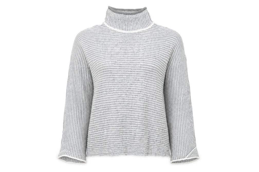QED London Womens Grey  Knit Pullover Jumper Size M