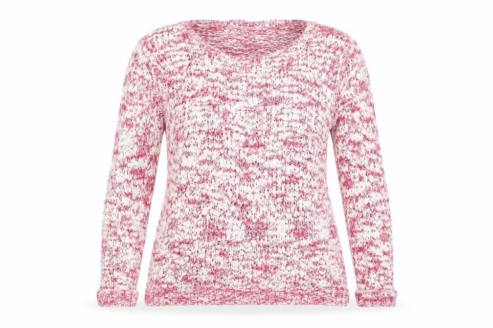 New Look Womens Red  Knit Pullover Jumper Size S