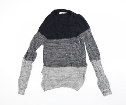 Additional front view of Celio women’s grey knit jumper, size M