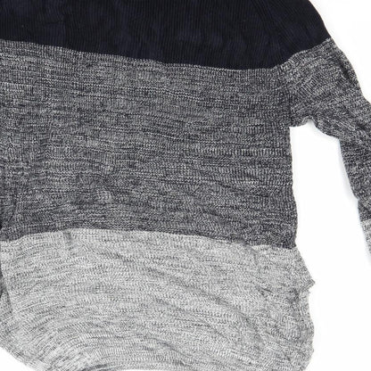 Brand and care label for Celio women’s grey knit jumper, size M