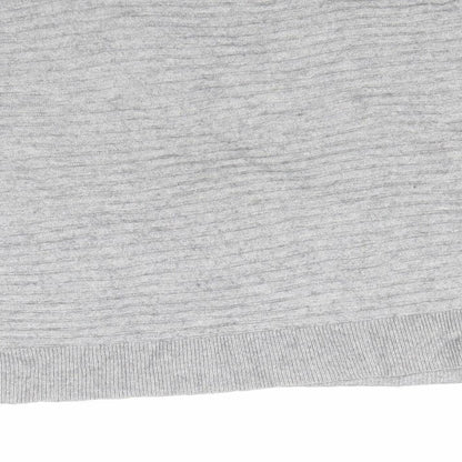 Brand and care label for Mango women’s grey knit jumper, size M
