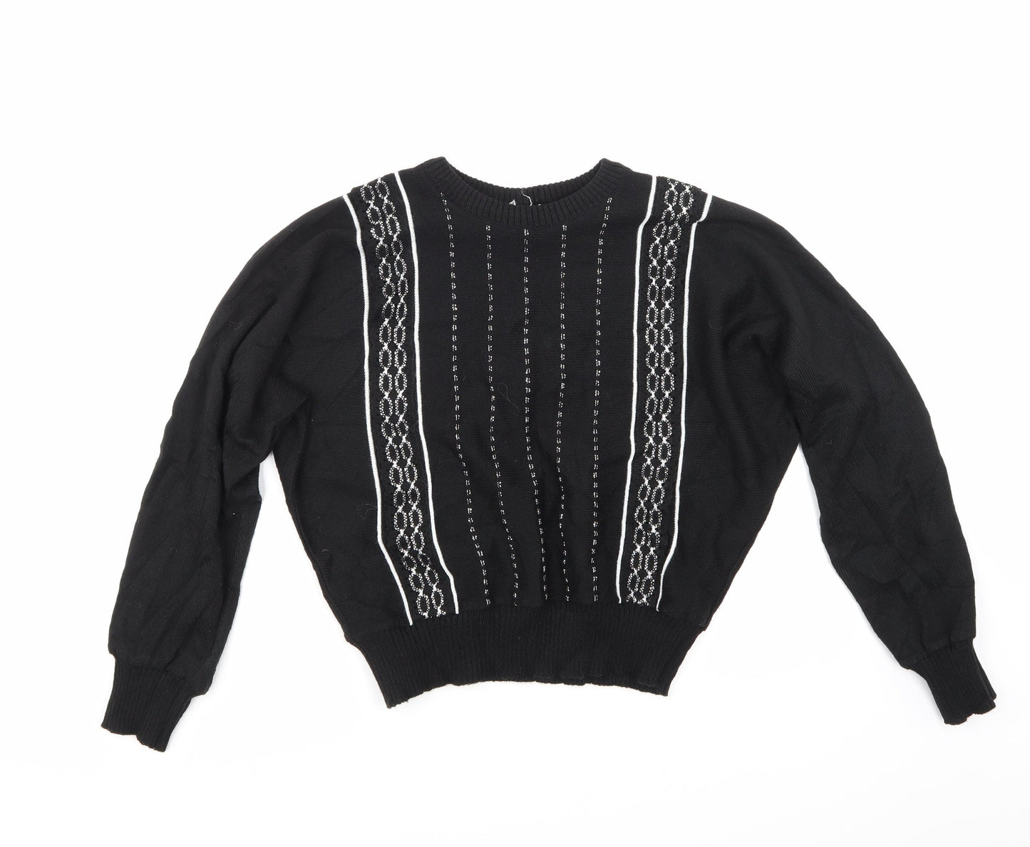 Preworn Womens Black   Pullover Jumper Size M