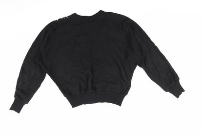 Back view of Preworn women’s black jumper, size M