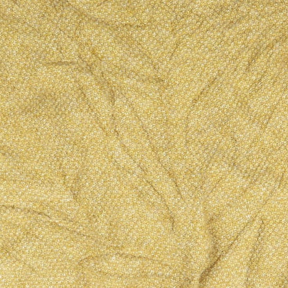 Brand and care label for Falmer Heritage men’s yellow knit jumper, size M