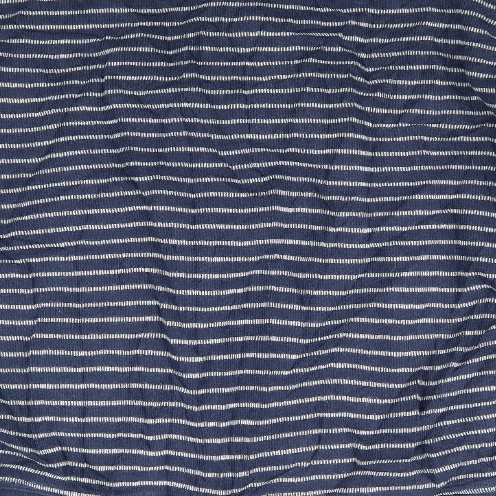 Sand Stone Womens Blue Striped  Full Zip Jumper Size XL
