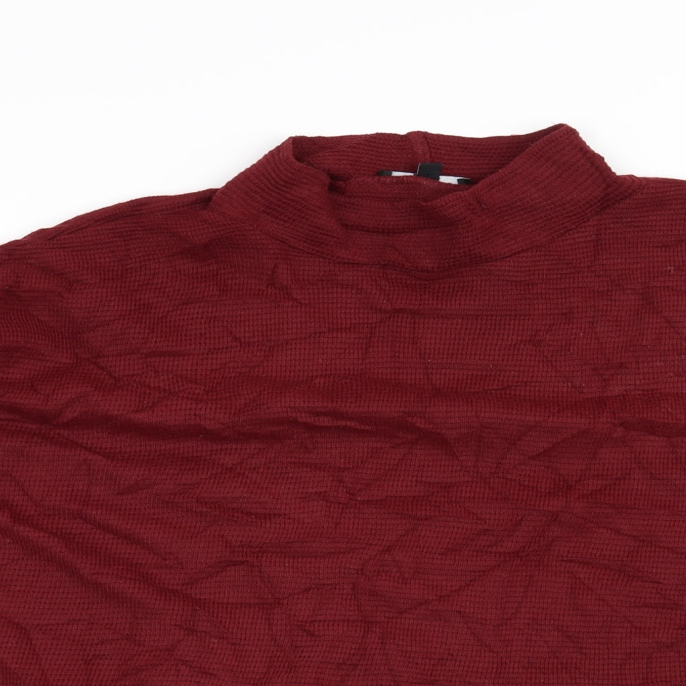 New Look Womens Red   Pullover Jumper Size 12
