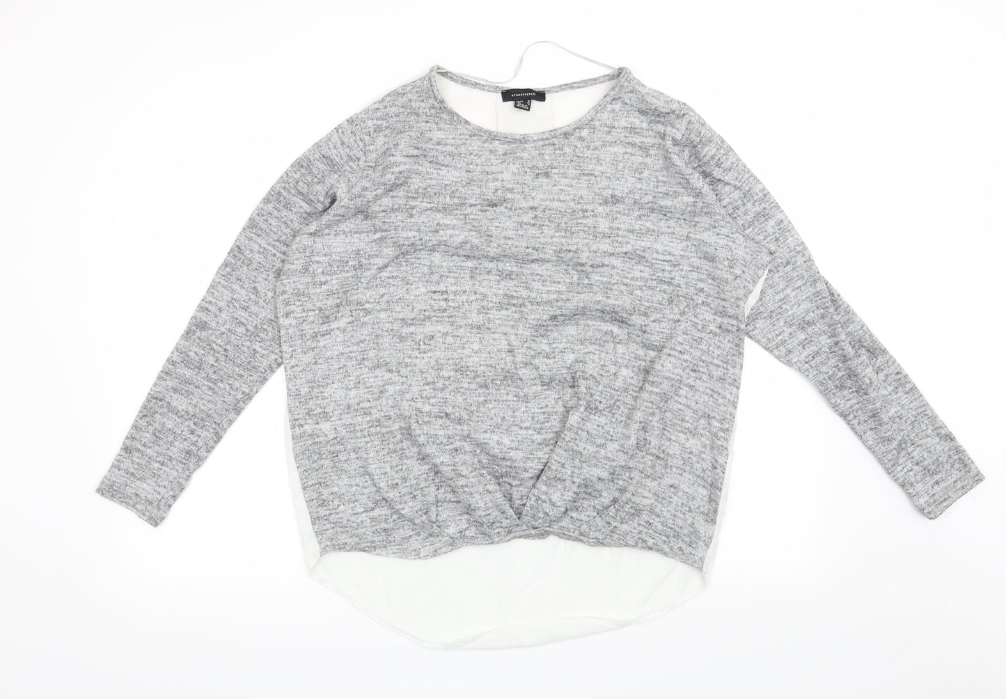 Atmosphere Womens Grey   Basic Blouse Size 10