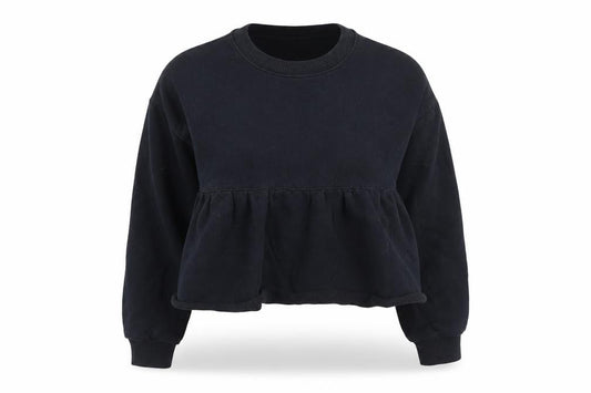 Zara Womens Black   Pullover Sweatshirt Size S