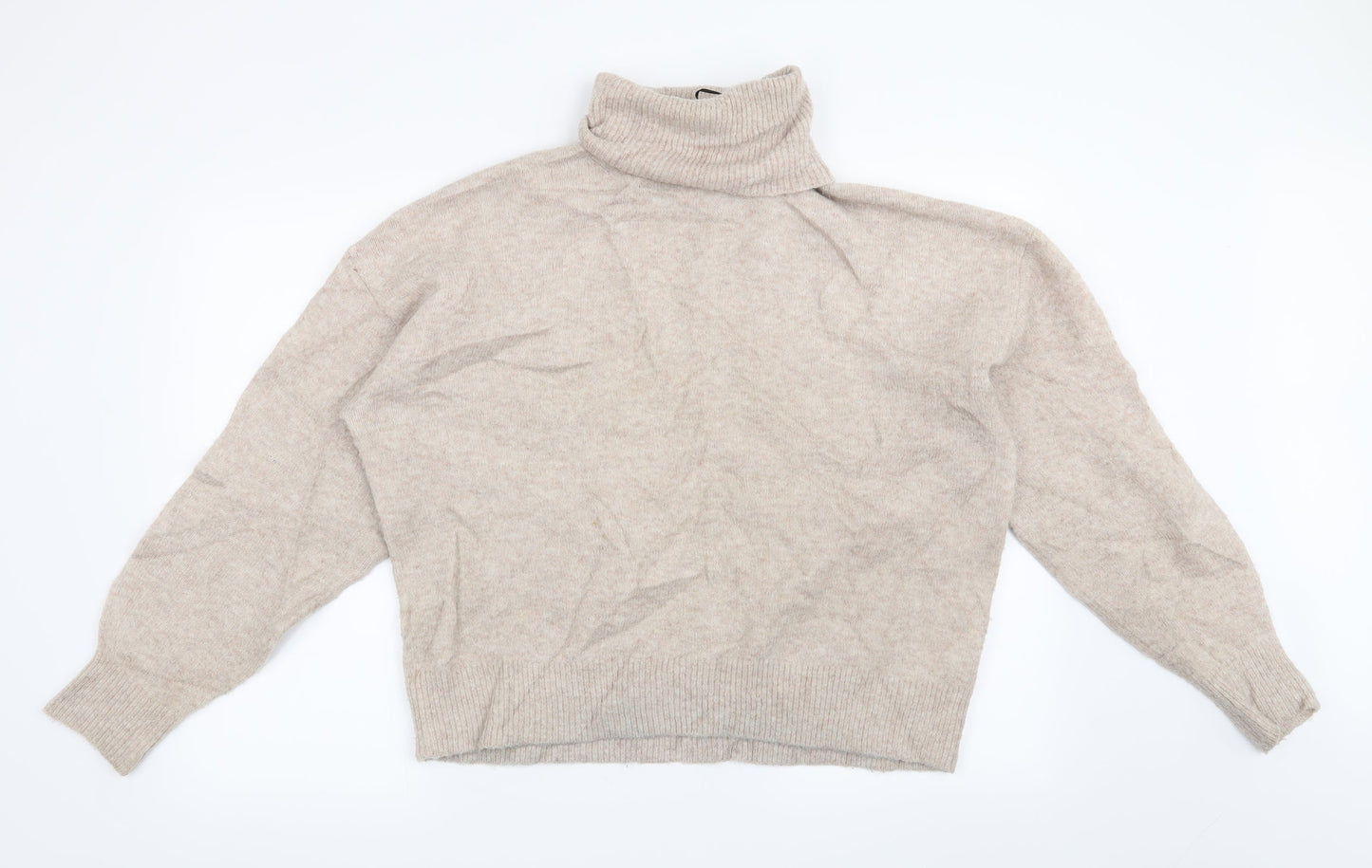 H&M Womens Beige   Pullover Jumper Size M