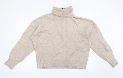 Additional front view of H&M women’s beige jumper, size M