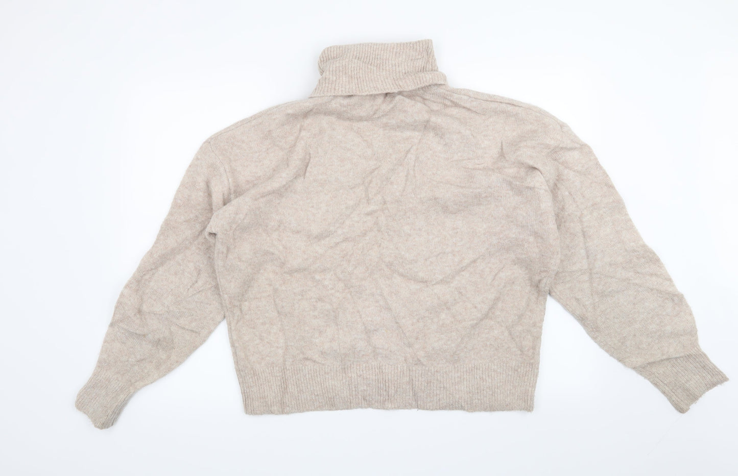 H&M Womens Beige   Pullover Jumper Size M