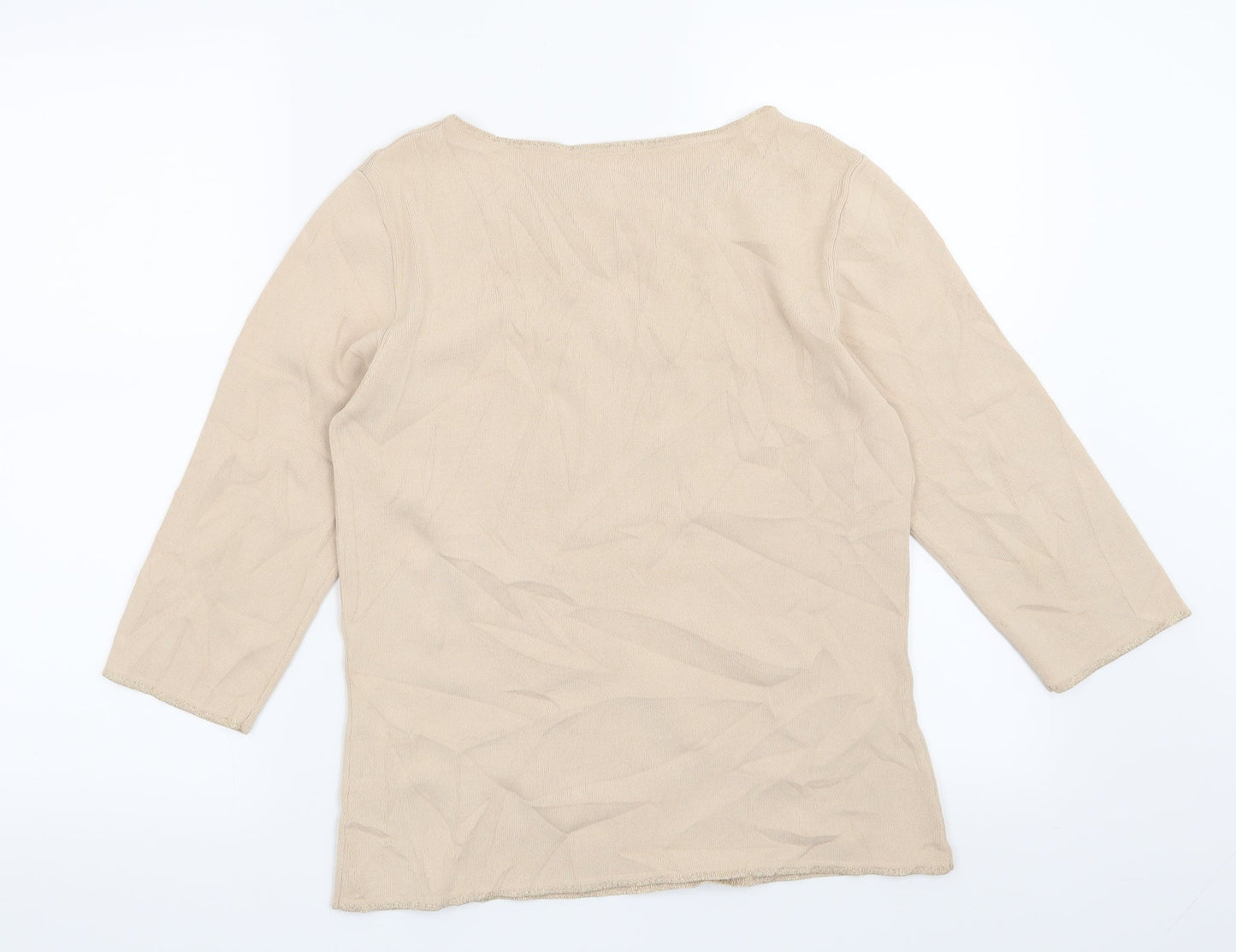 Preworn Womens Beige   Pullover Jumper Size 12