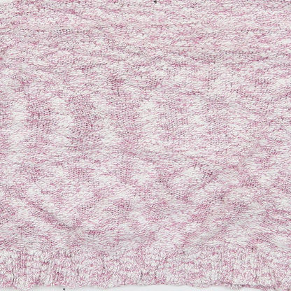 Brand and care label for M&Co women’s pink jumper, size UK 14