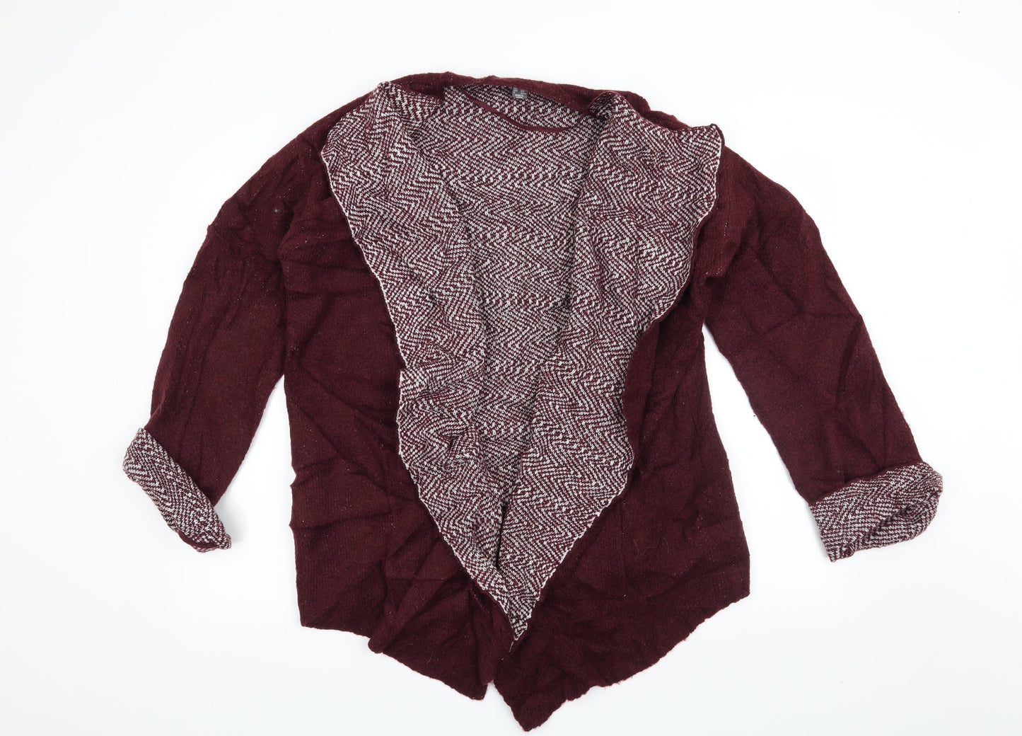 Primark Womens Red   Cardigan Jumper Size 10