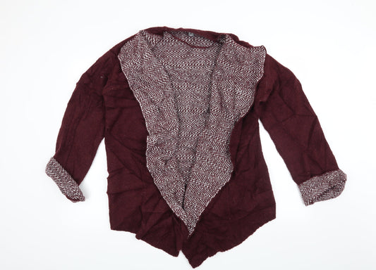 Primark Womens Red   Cardigan Jumper Size 10