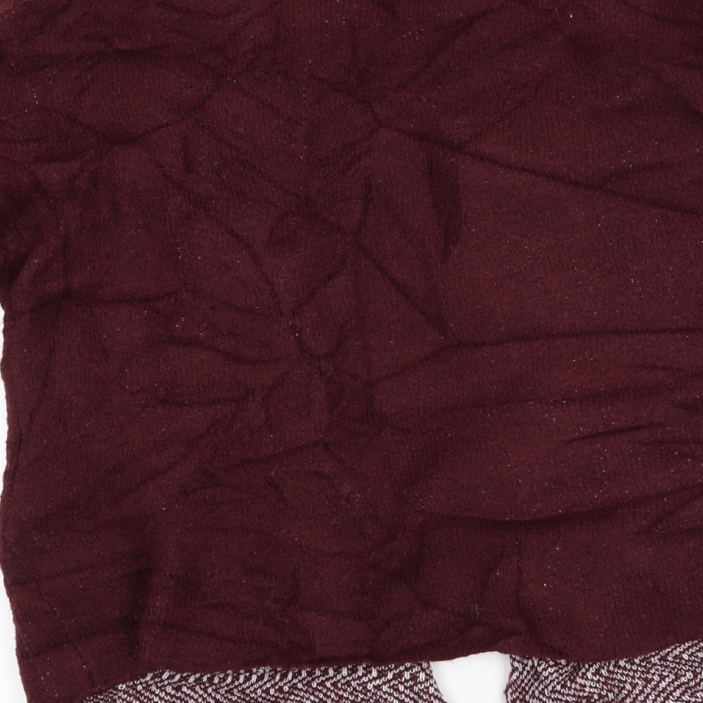 Primark Womens Red   Cardigan Jumper Size 10