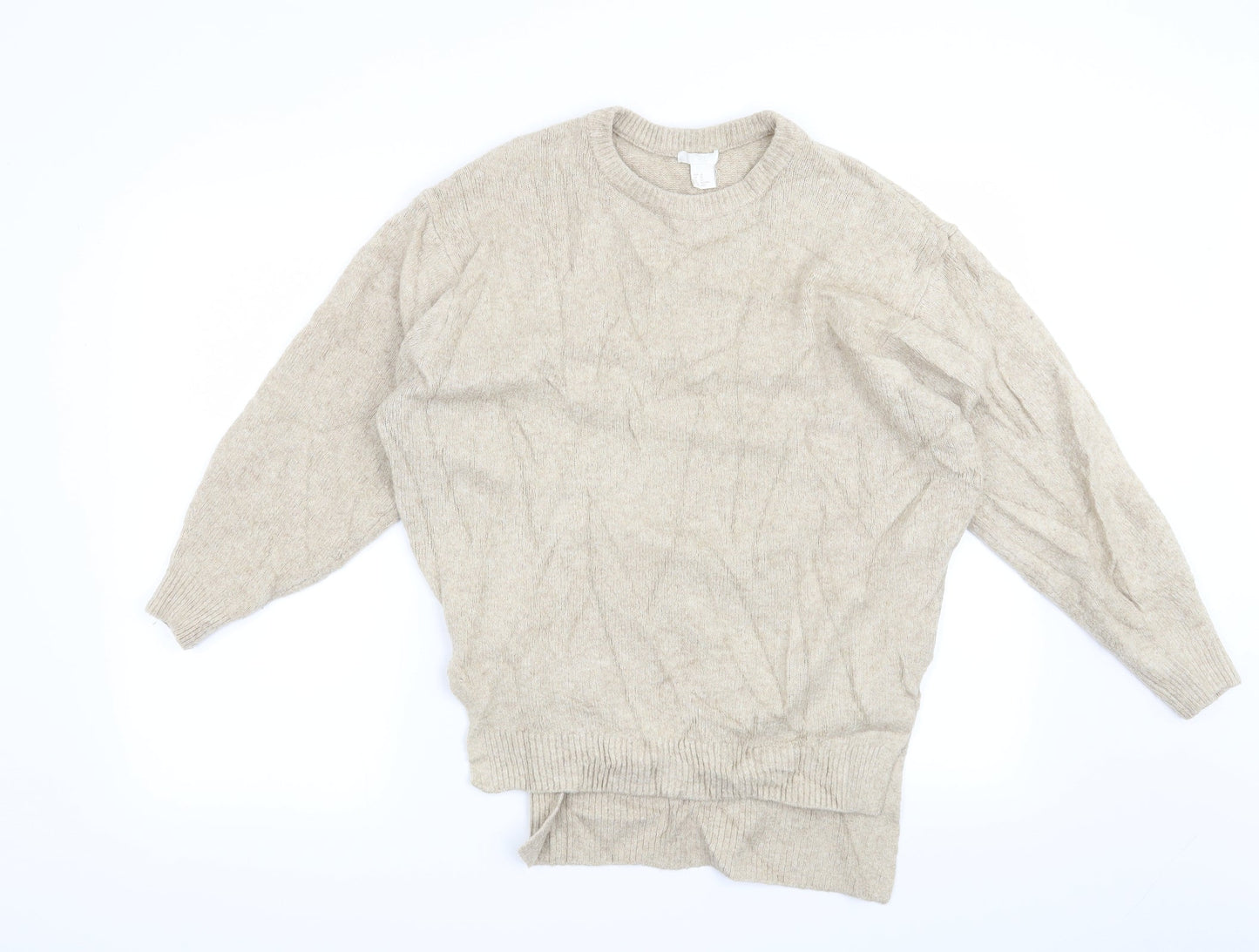 H&M Womens Beige   Pullover Jumper Size XS