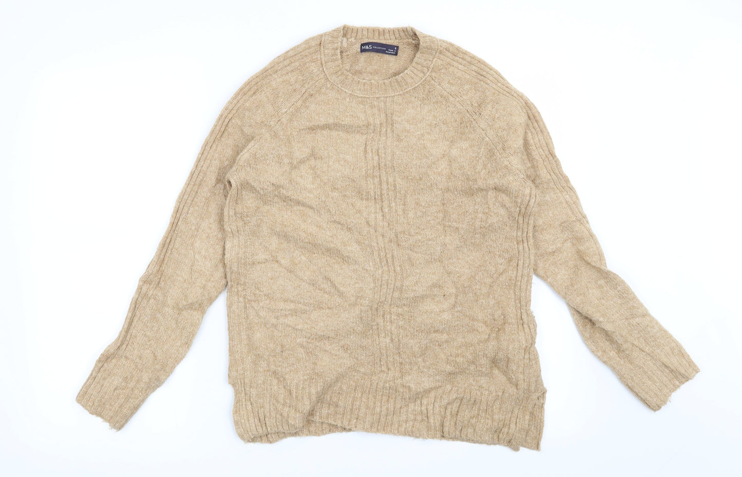 Marks and Spencer Womens Brown   Pullover Jumper Size S