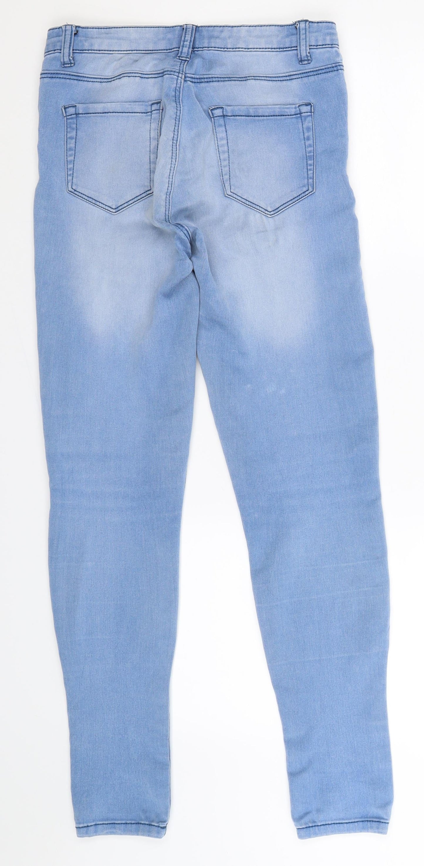 Denim Co Womens Blue  Denim Skinny Jeans Size 10 L28 in