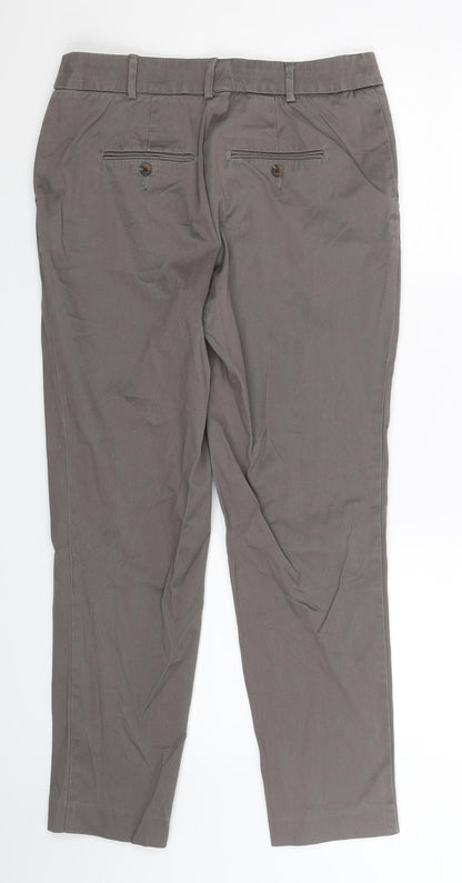 Back view of Next women’s grey trousers, size UK 10, 27-inch leg