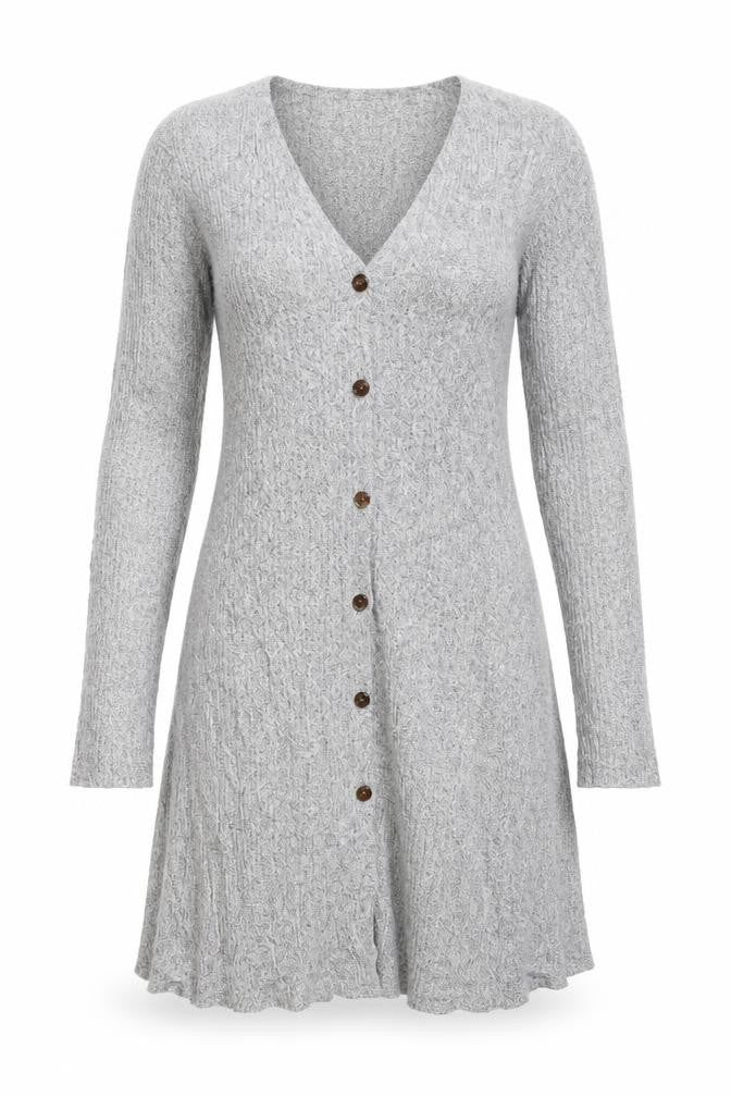 Monteau Womens Grey   Cardigan Jumper Size M