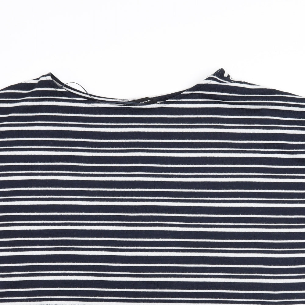 Atmosphere Womens Black Striped  Pullover Jumper Size 16
