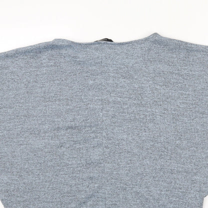 Brand and care label for George women’s blue jumper, size S
