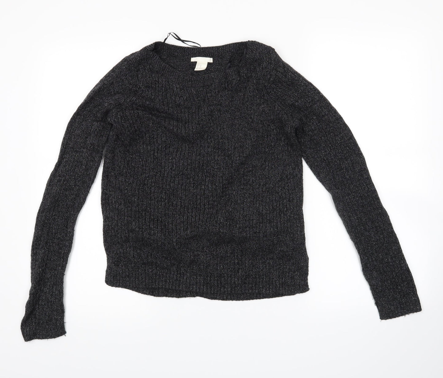 H&M Womens Grey   Pullover Jumper Size XS