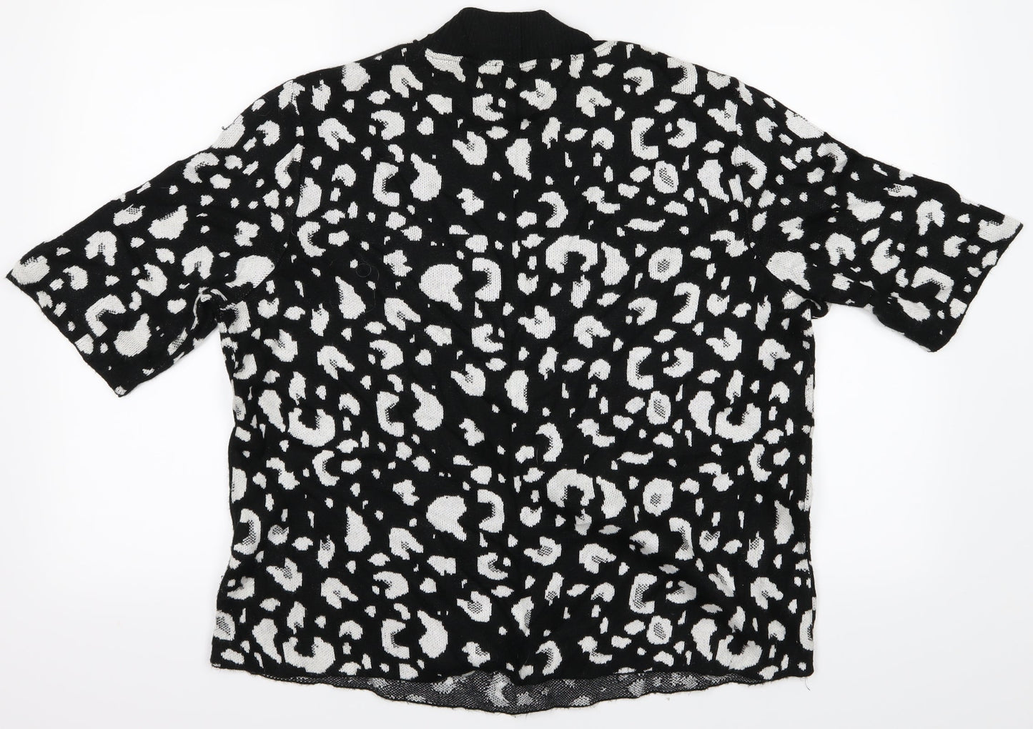 F&F Womens Black Geometric  Pullover Jumper Size 14