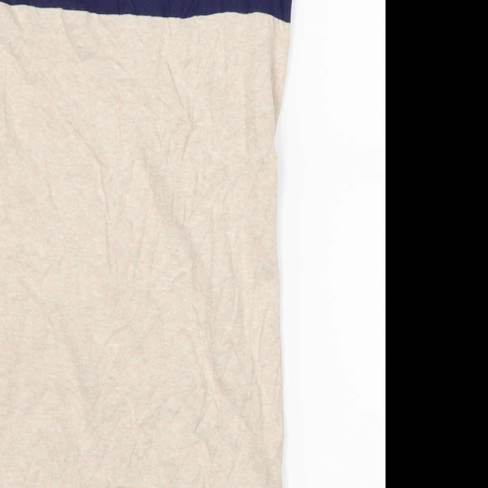 Matalan Womens Beige Striped  Shirt Dress  Size 8