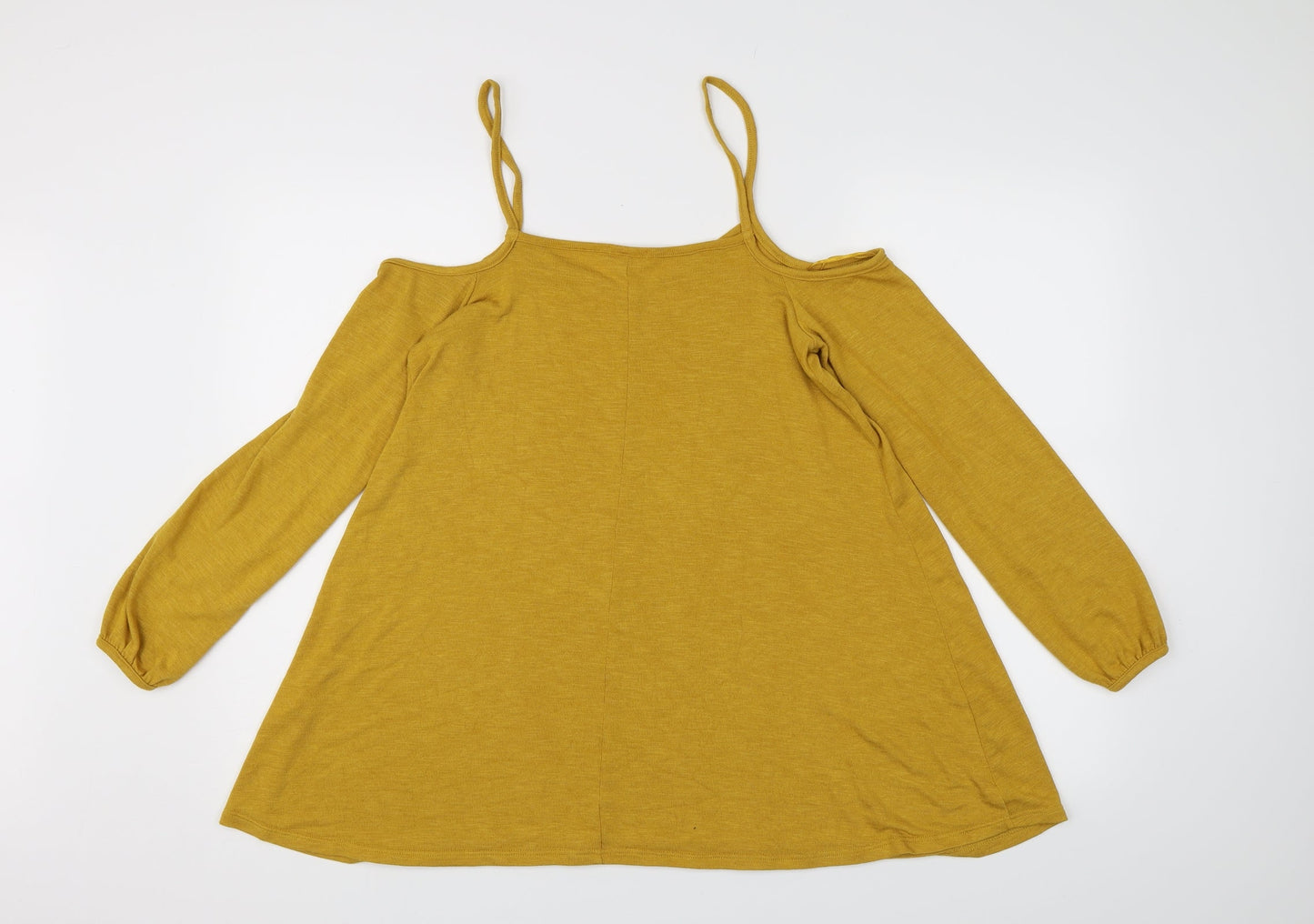 River Island Womens Yellow  Knit Pullover Jumper Size 10