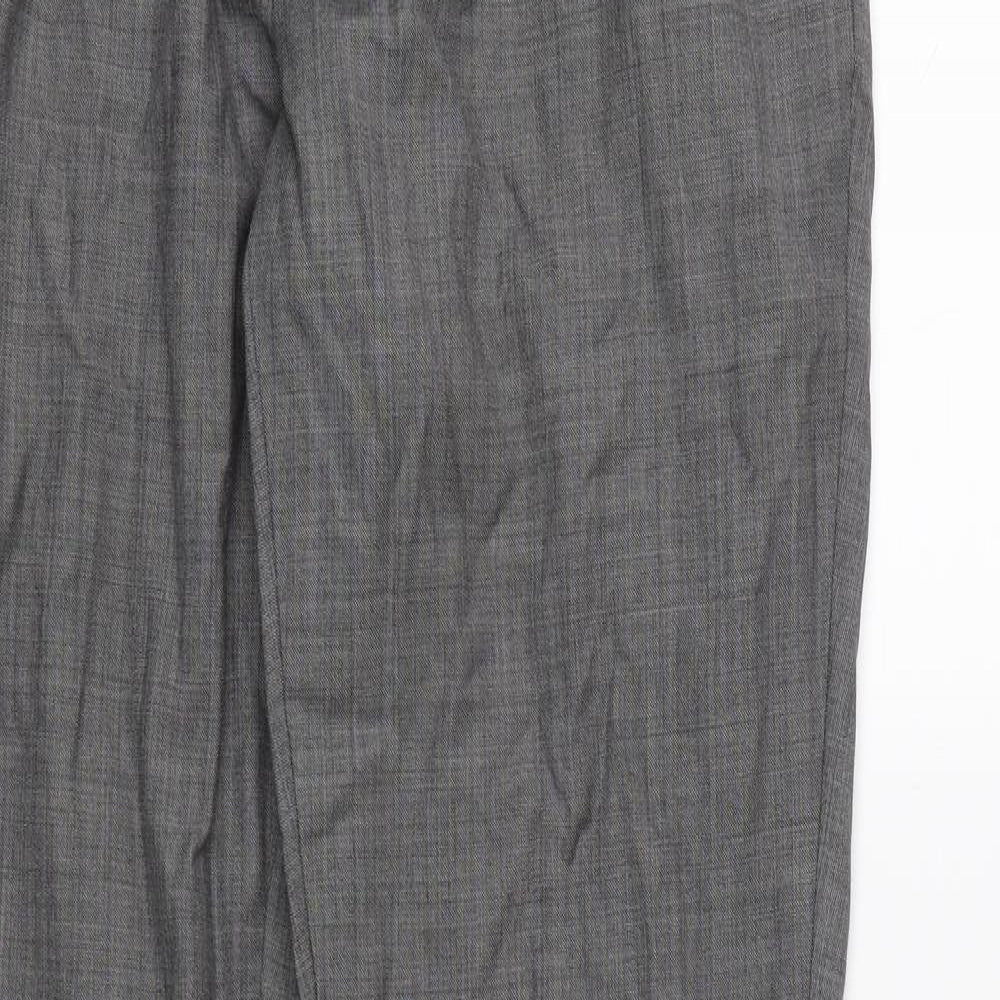 Topman Mens Grey  Rayon Dress Pants Trousers  L32 in