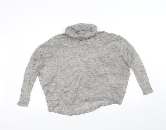 Atmosphere Womens Grey  Knit Basic T-Shirt Size S