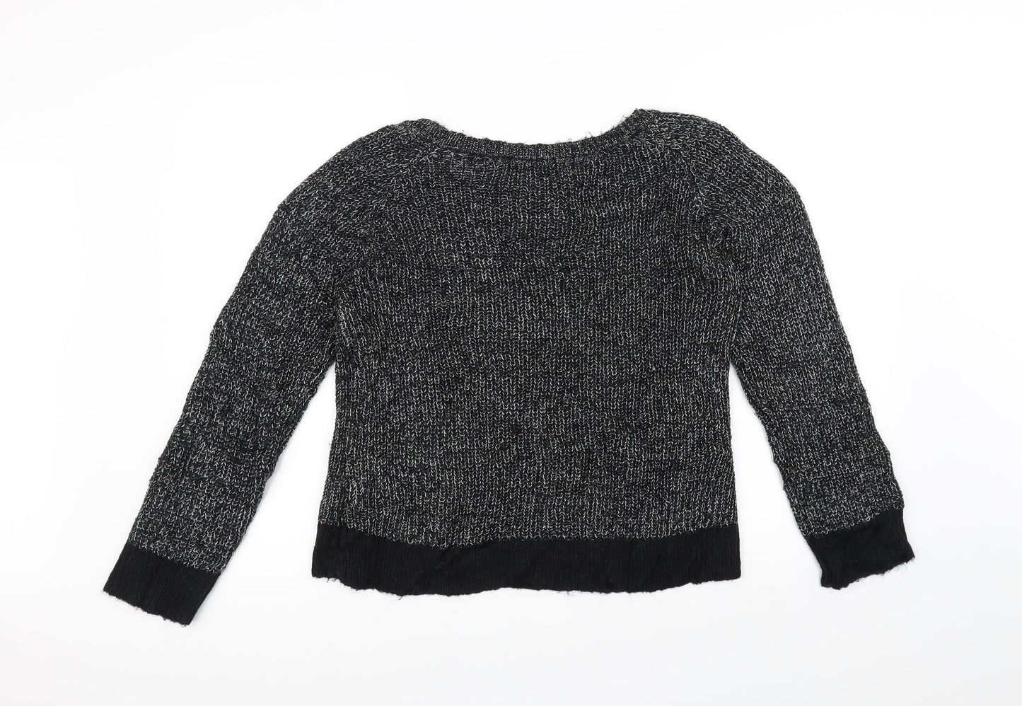 limited Womens Black  Knit Pullover Jumper Size 14