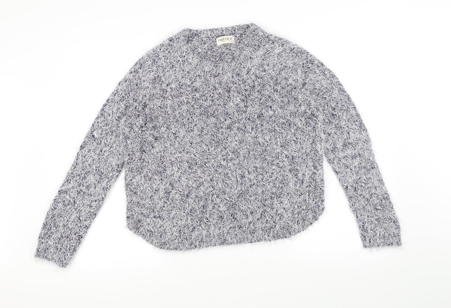 Marks and Spencer Womens Blue  Knit Pullover Jumper Size 14