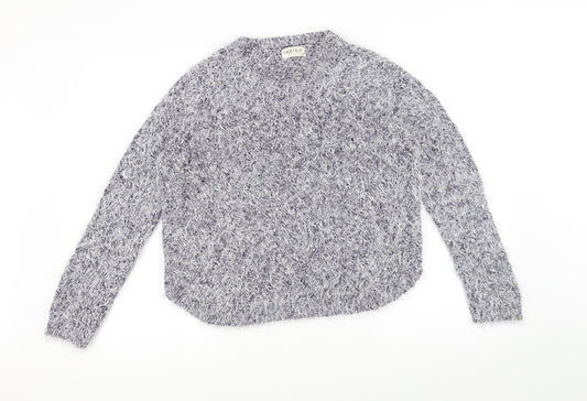 Marks and Spencer Womens Blue  Knit Pullover Jumper Size 14